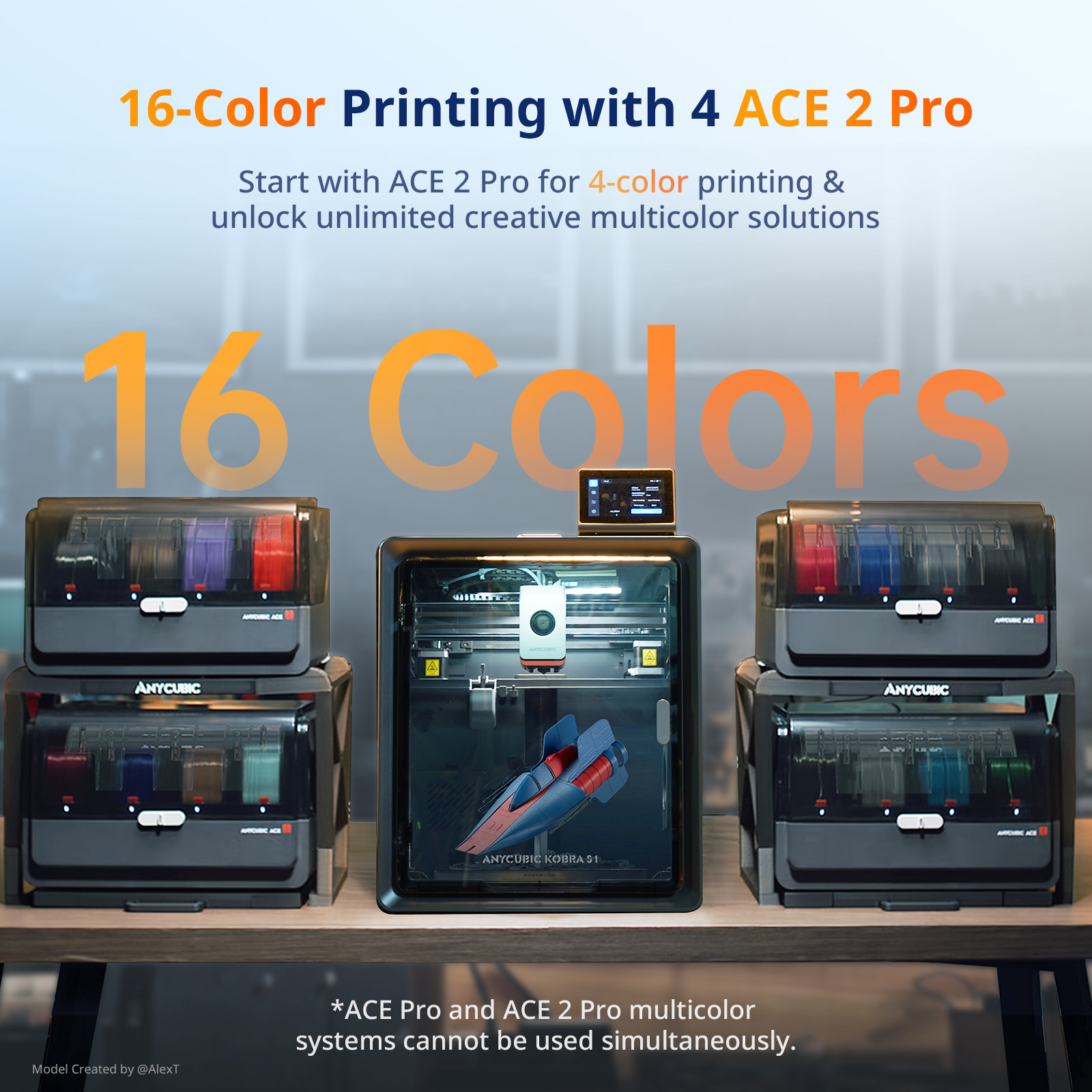 Anycubic Kobra S1 ACE 2 Pro Co - 3D Printing Online Service incelemesi ve fiyatı