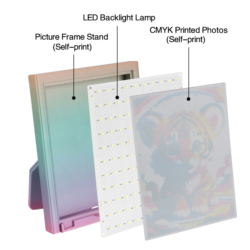 Bambu Lab Lithophan Led Panel  - 3D Printing Bambu Lab incelemesi ve fiyatı