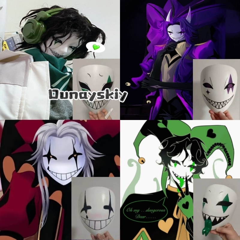 Anime Oyunu Sirk Cosplay Kostü - 3D Printing Mask incelemesi ve fiyatı