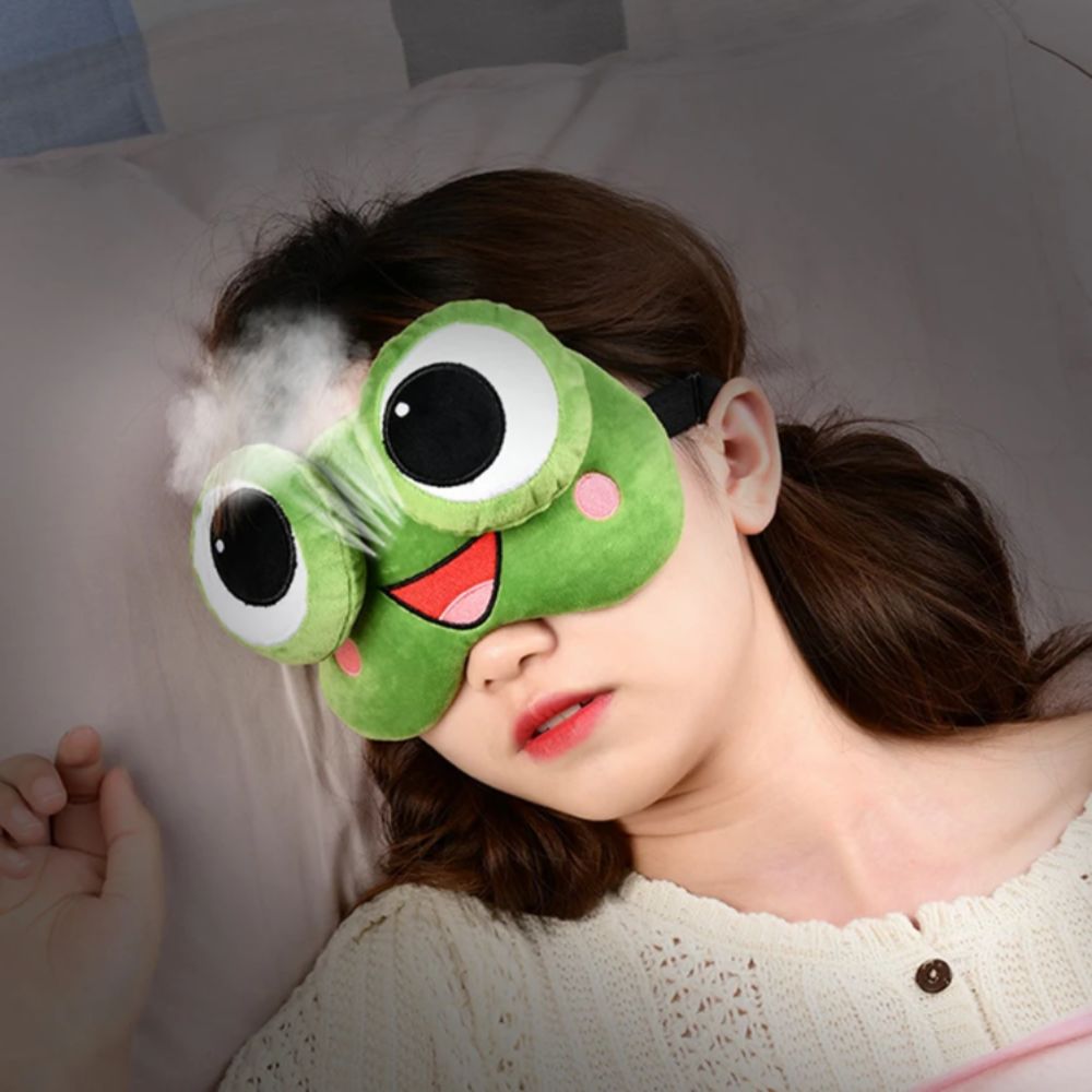 Sevimli Karikatür Kurbağa Uyku - 3D Printing Mask incelemesi ve fiyatı