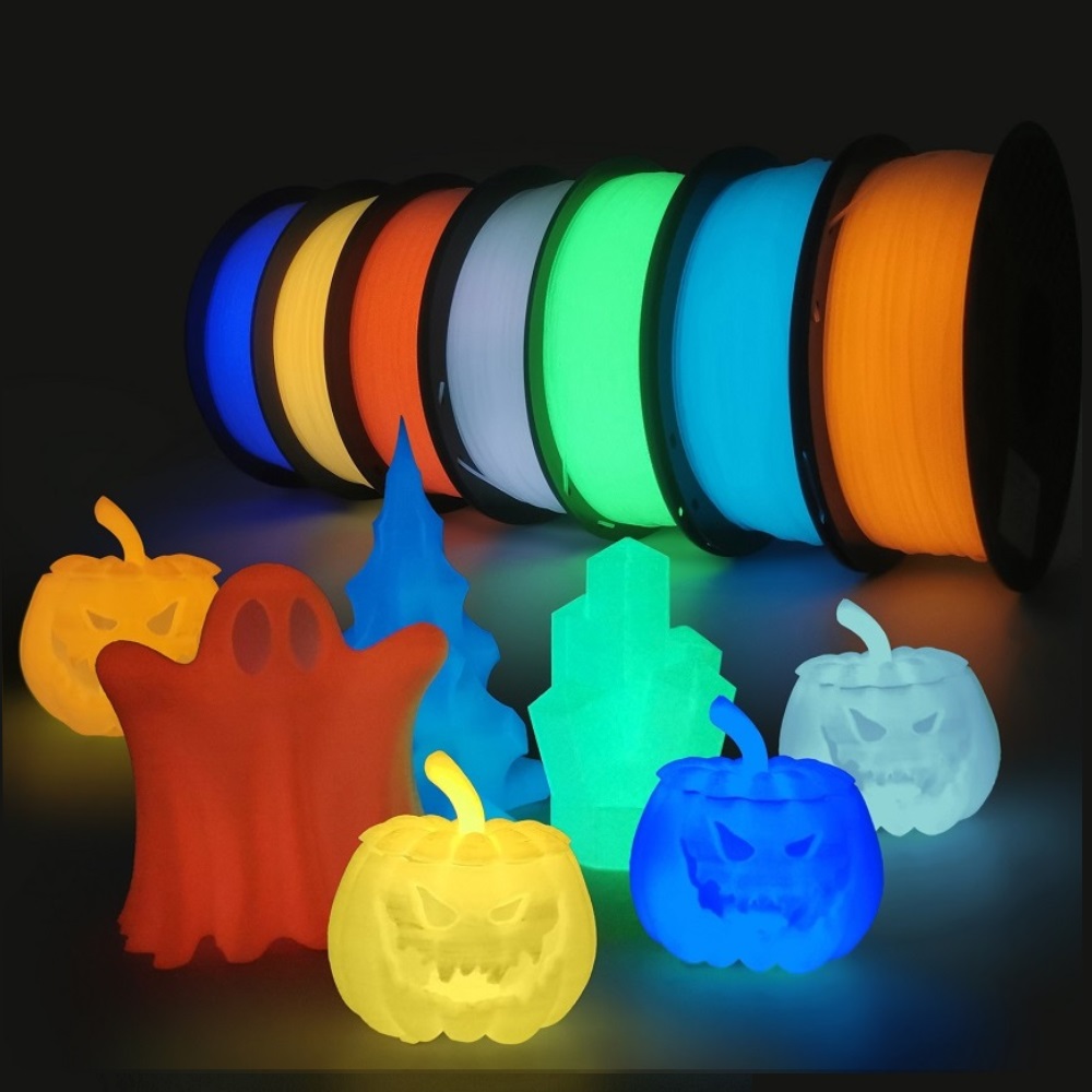 Karanlıkta Glow Filament PLA 1 - 3D Printing Nylon incelemesi ve fiyatı
